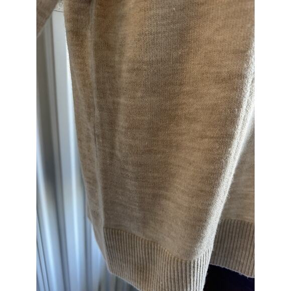 6 for $20 Banana Republic Womens Camel Tunic Sweater L - Picture 3 of 7